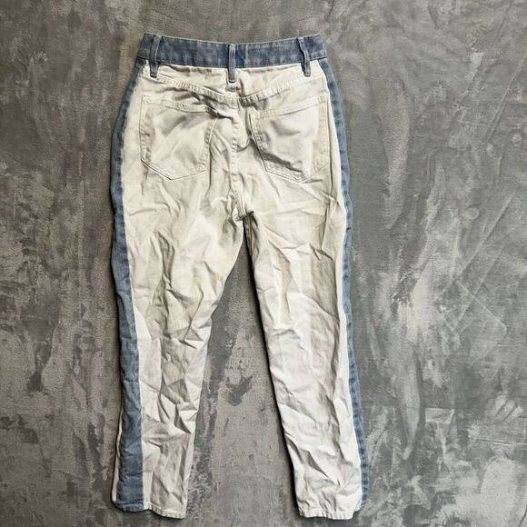 PACSUN‎ Jeans Women's Size 24 Bleach Pattern Wash Hippie Mom Jean - Picture 9 of 10